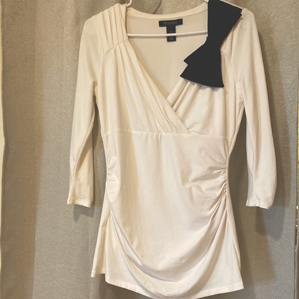 WHBM Bow top Sz XS